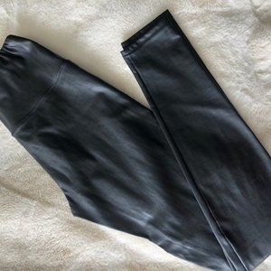Faux Leather Pants Slim